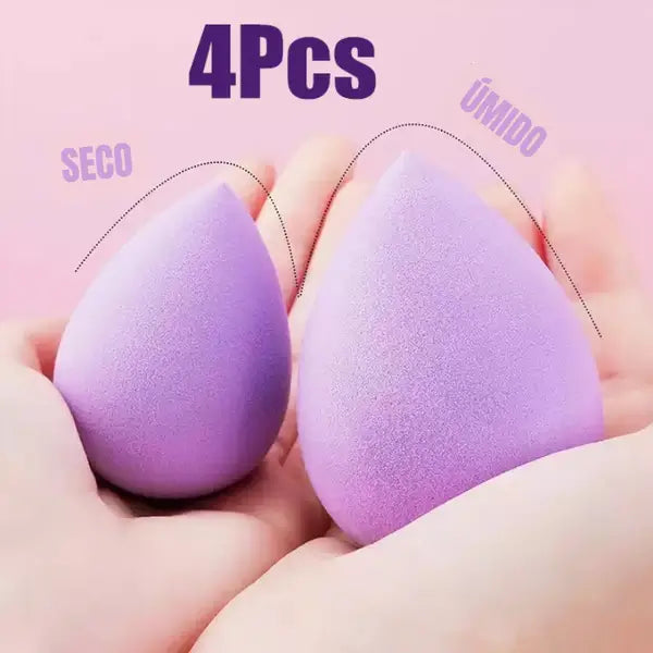4 Esponjas Inovadoras de Maquiagem