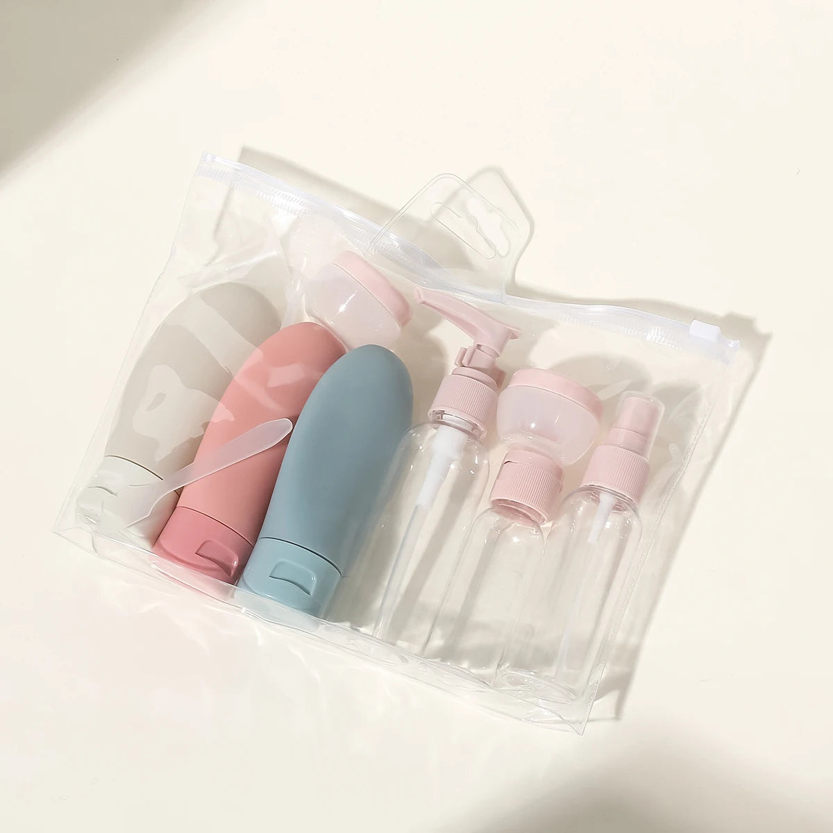 Conjunto De Garrafa Recarregável Para Viagens