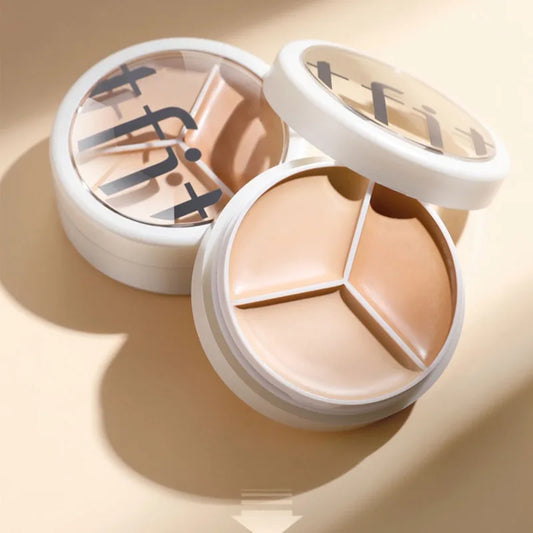 Corretivo De Três Cores Para Cobrir Manchas E Espinhas